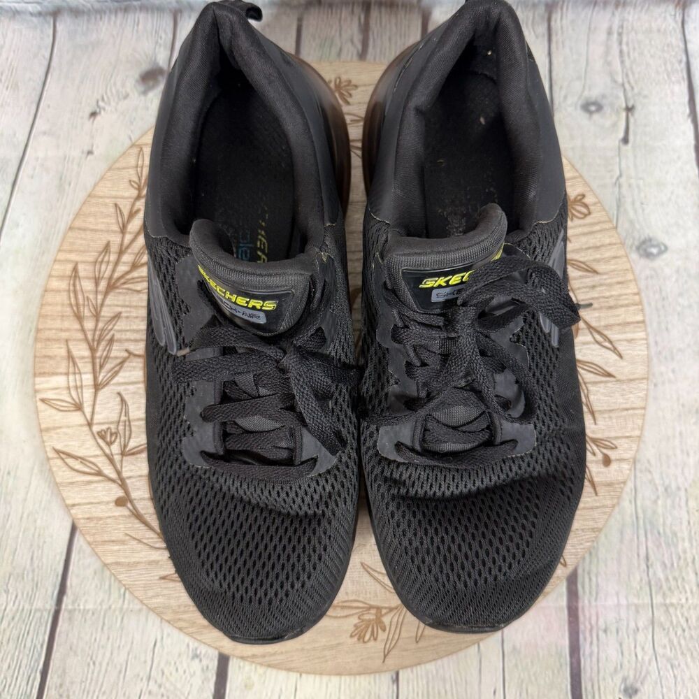 Skechers Go Walk Air 3.0 Sneaker Men Size 7.5 Black Running Athletic Shoes